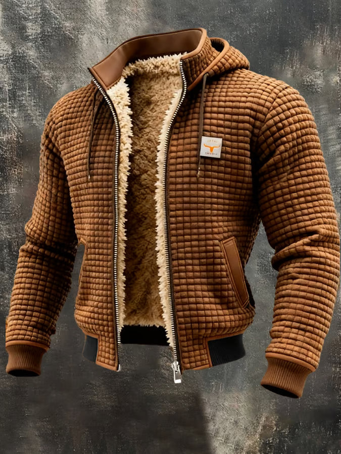 Meyer | Retro Outdoor Jacket with Checkered Pattern