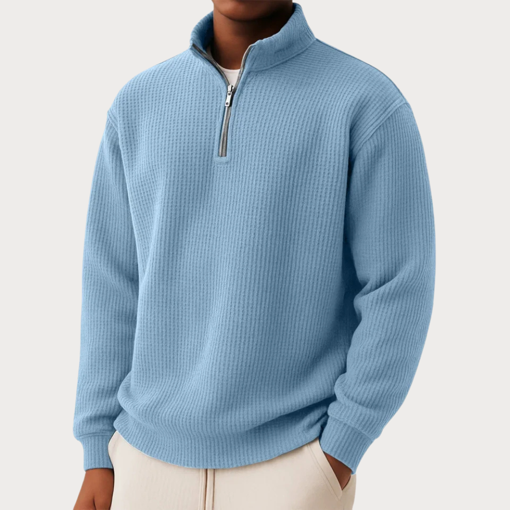 Shachar | Casual Zip-Up Sweater