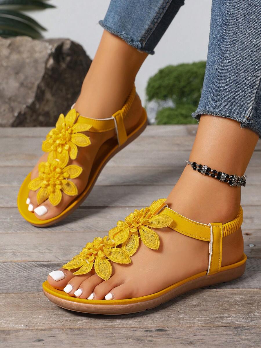 Flora | Elegant Floral Sandals