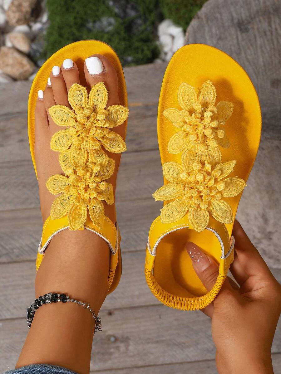 Flora | Elegant Floral Sandals