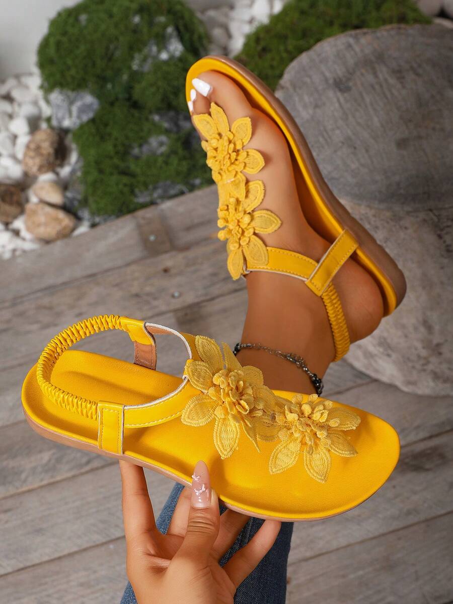 Flora | Elegant Floral Sandals