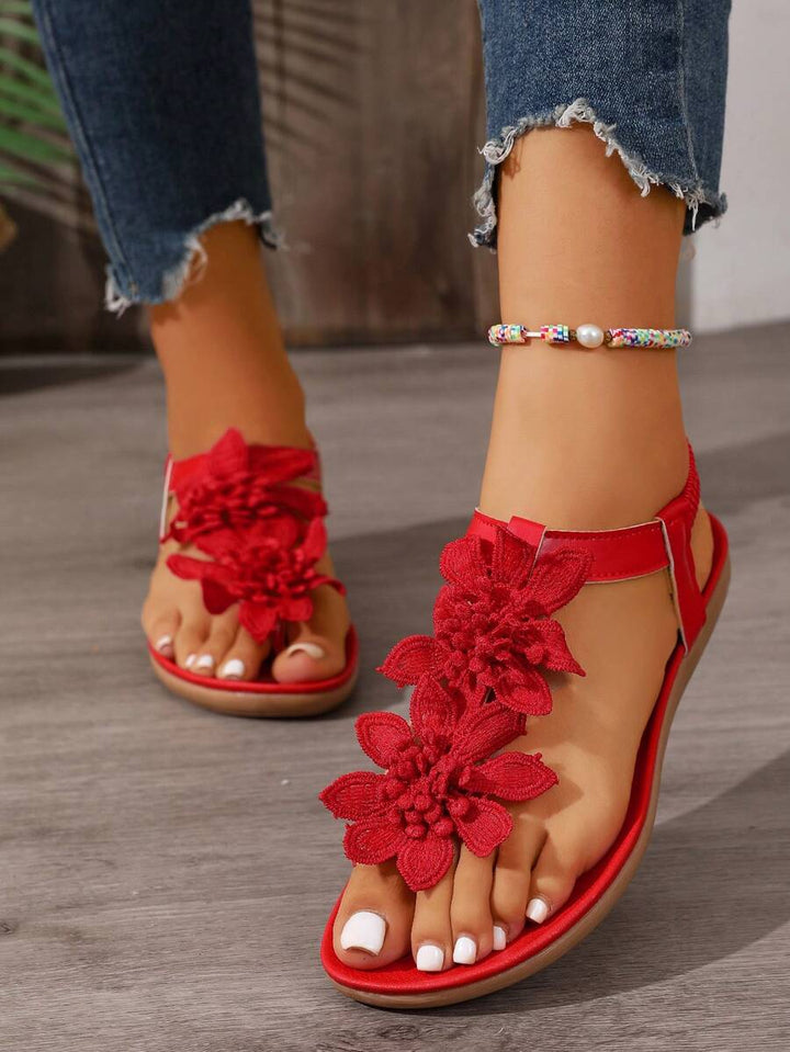 Flora | Elegant Floral Sandals