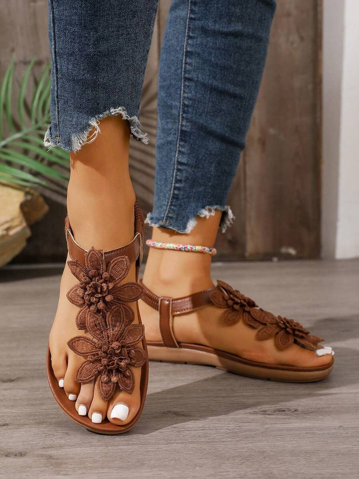 Flora | Elegant Floral Sandals