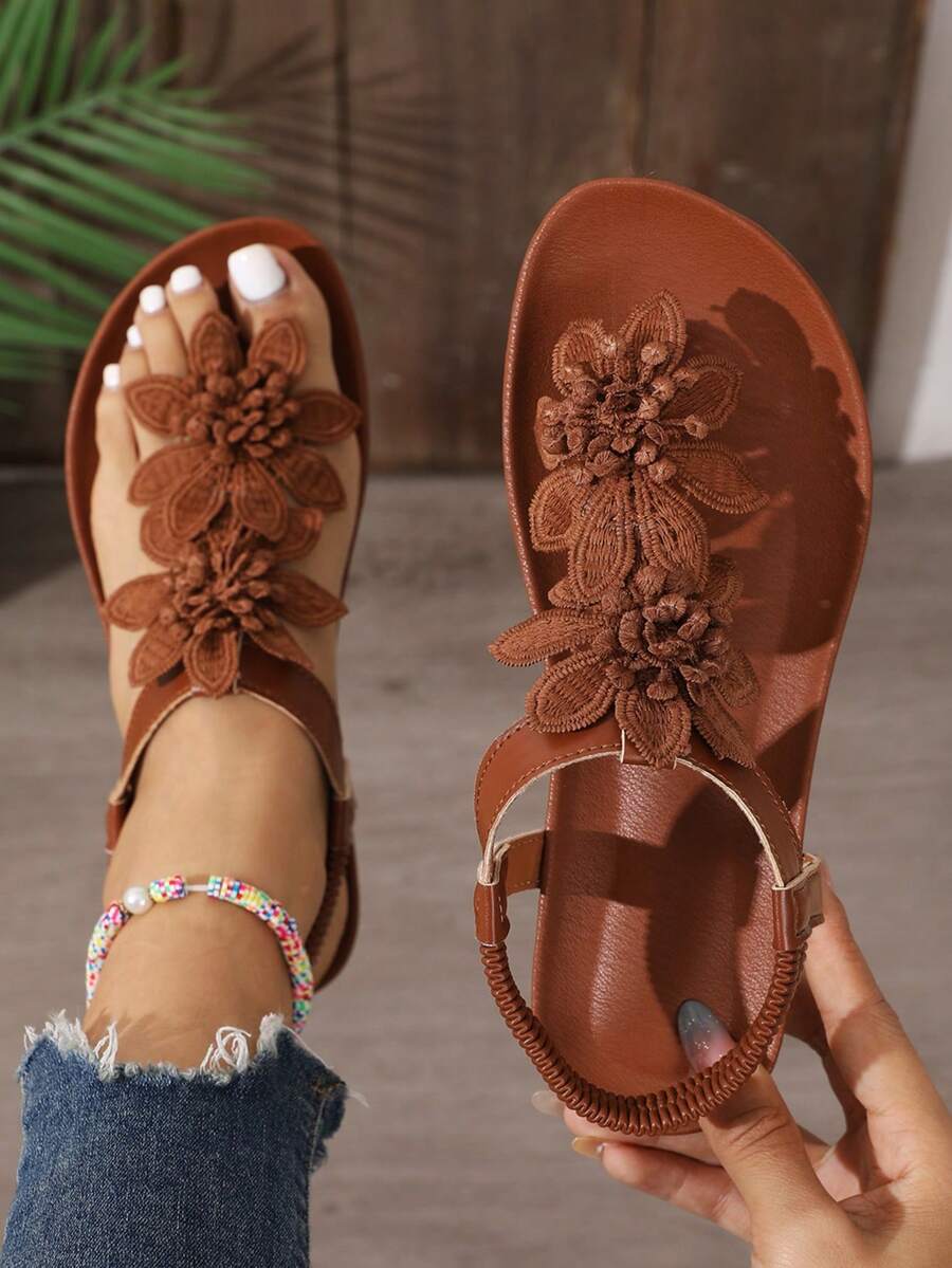 Flora | Elegant Floral Sandals