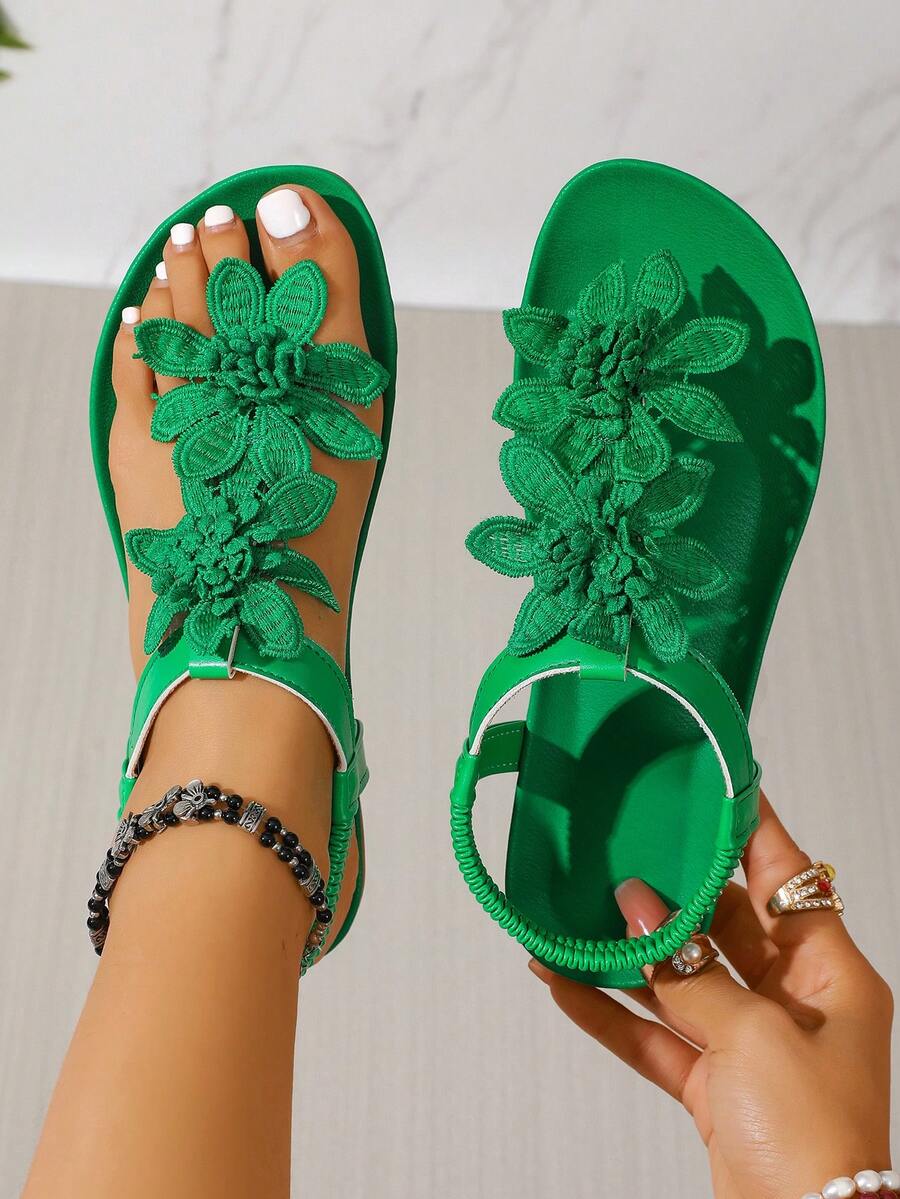 Flora | Elegant Floral Sandals