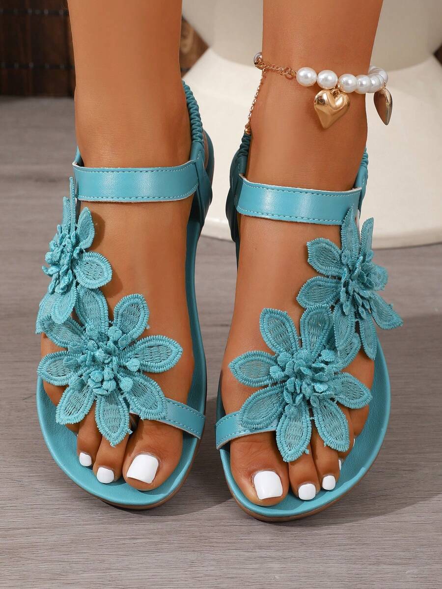 Flora | Elegant Floral Sandals