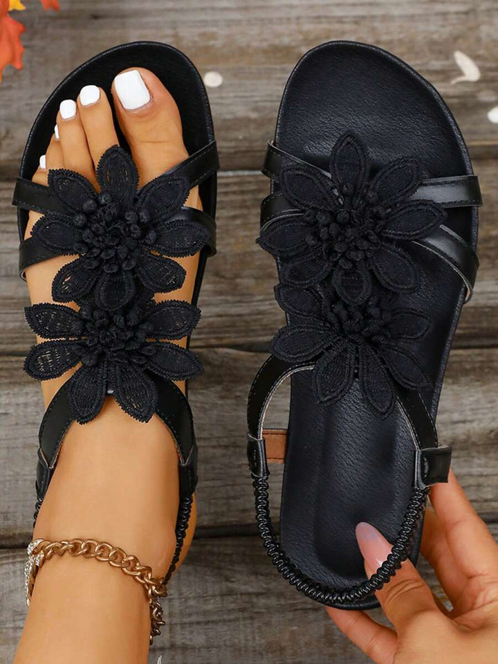 Flora | Elegant Floral Sandals