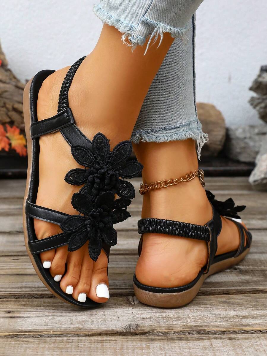 Flora | Elegant Floral Sandals
