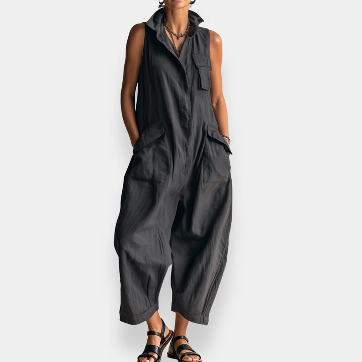 Geraldine | Oversized Sleeveless Jumpsuit