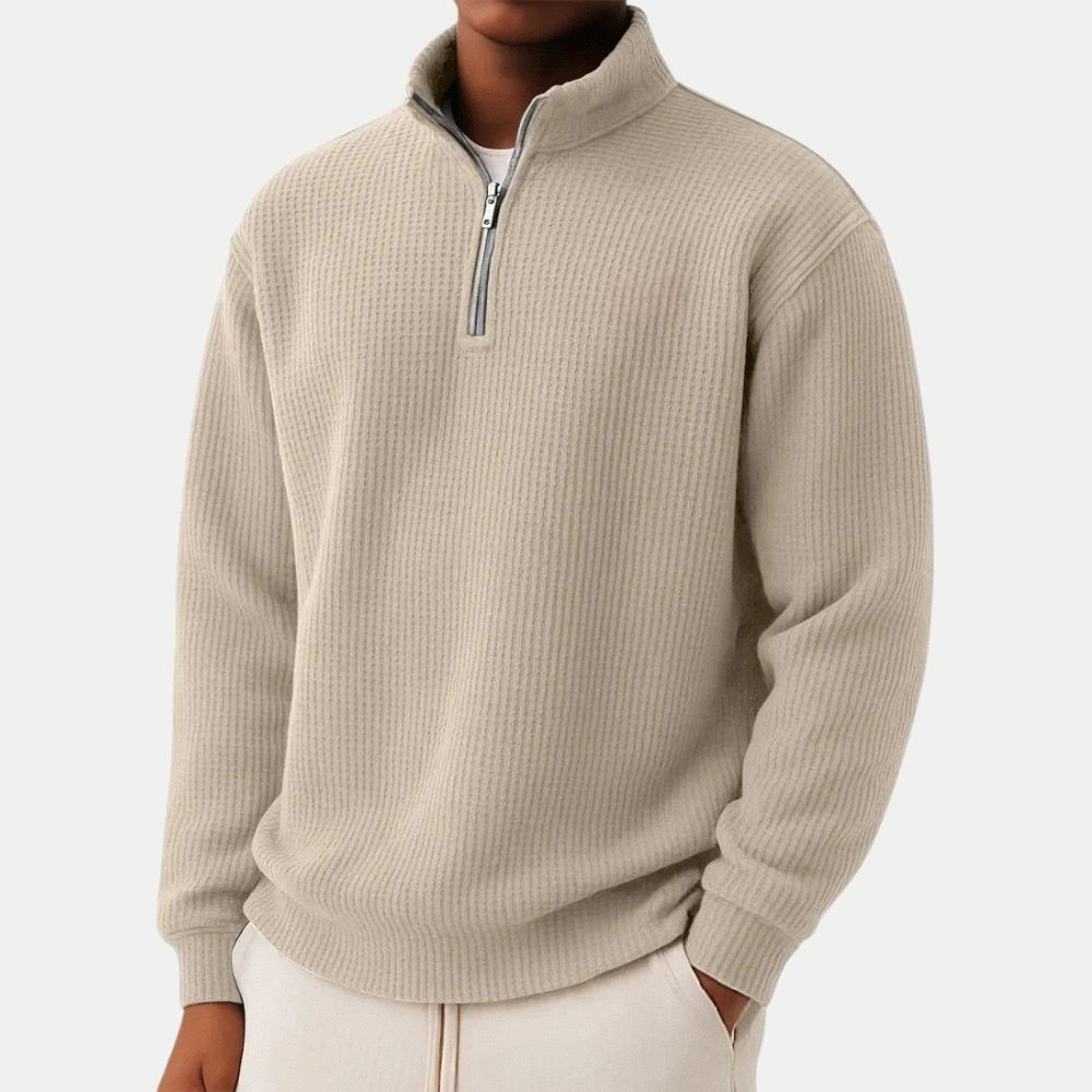 Shachar | Casual Zip-Up Sweater