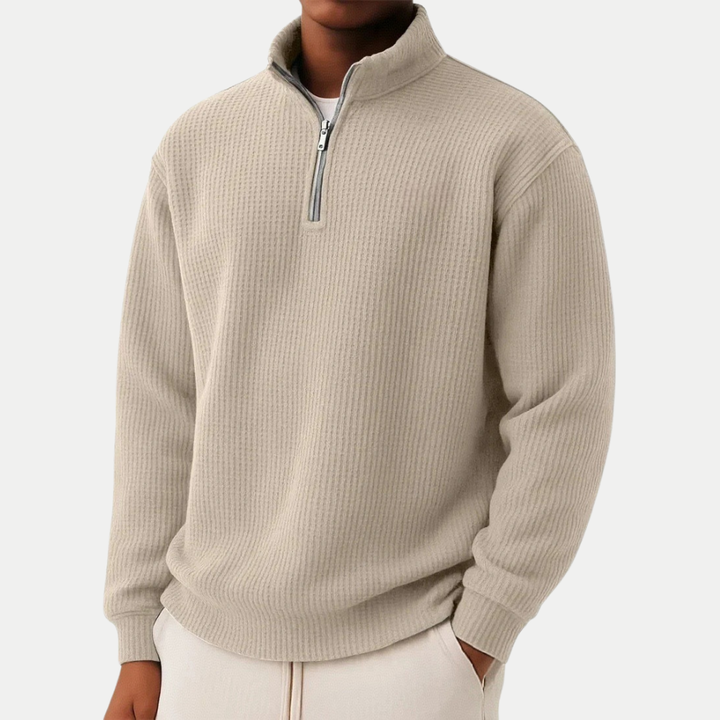 Shachar | Casual Zip-Up Sweater