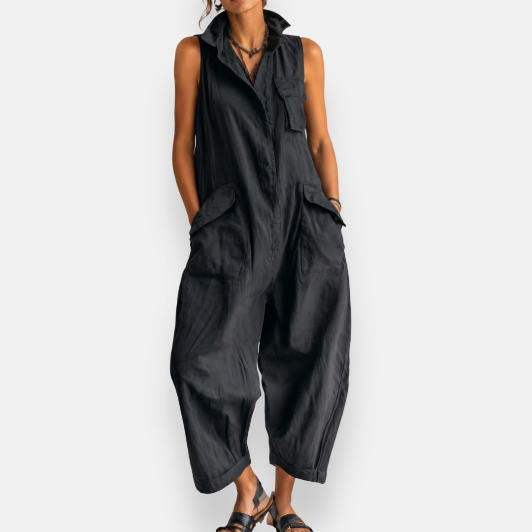 Geraldine | Oversized Sleeveless Jumpsuit