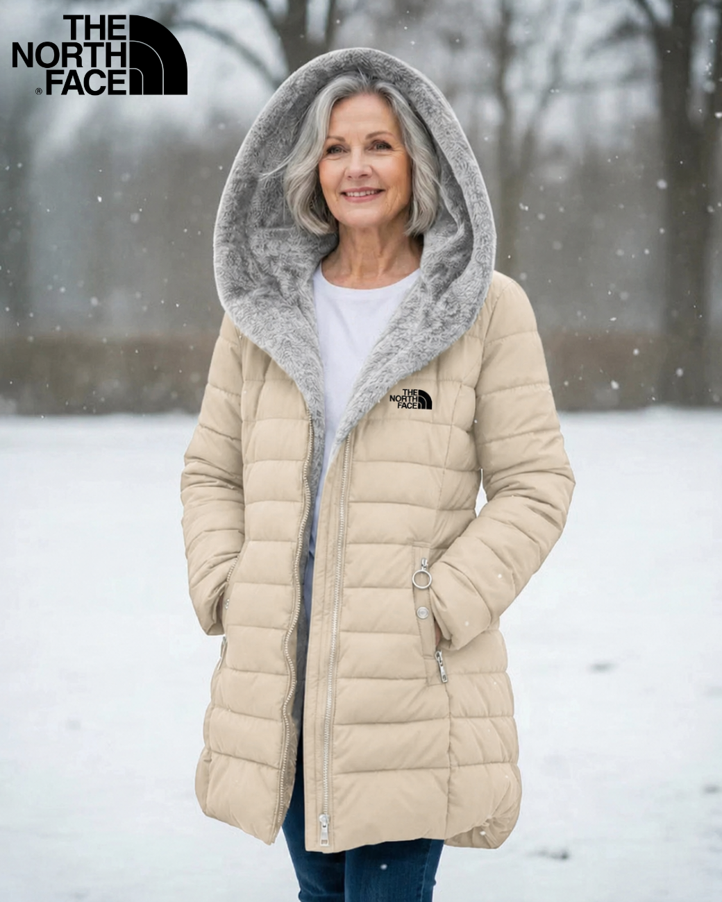 TNF | Fleece Lined Quilted Coat