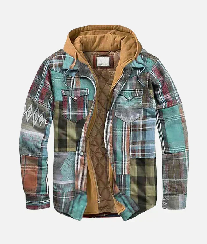 James | Checkered Patchwork Jacket