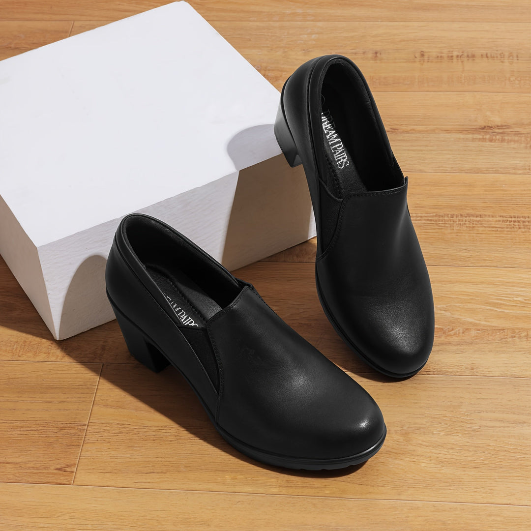 Millie | Block Heel Loafers