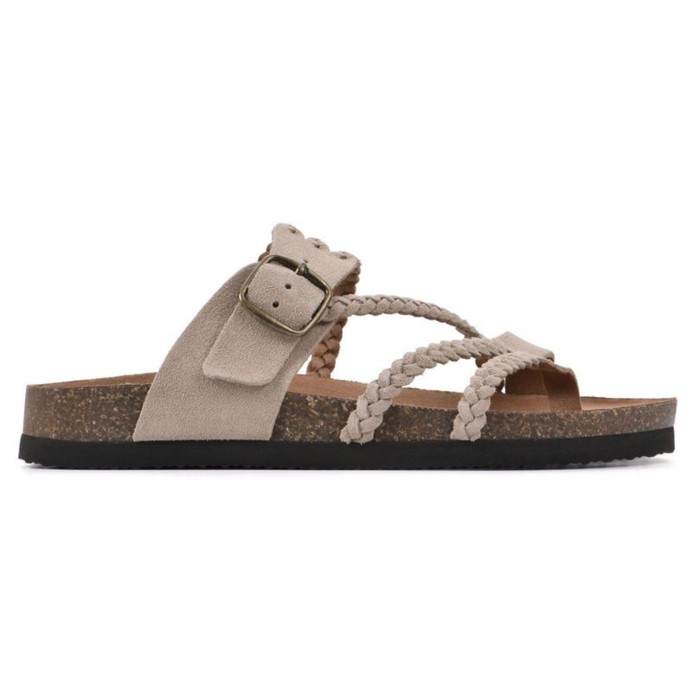 Hailey | Braided Cork Sandals