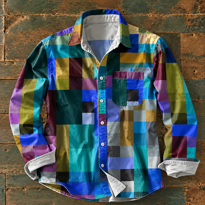 Russel | Patchwork Statement Shirt