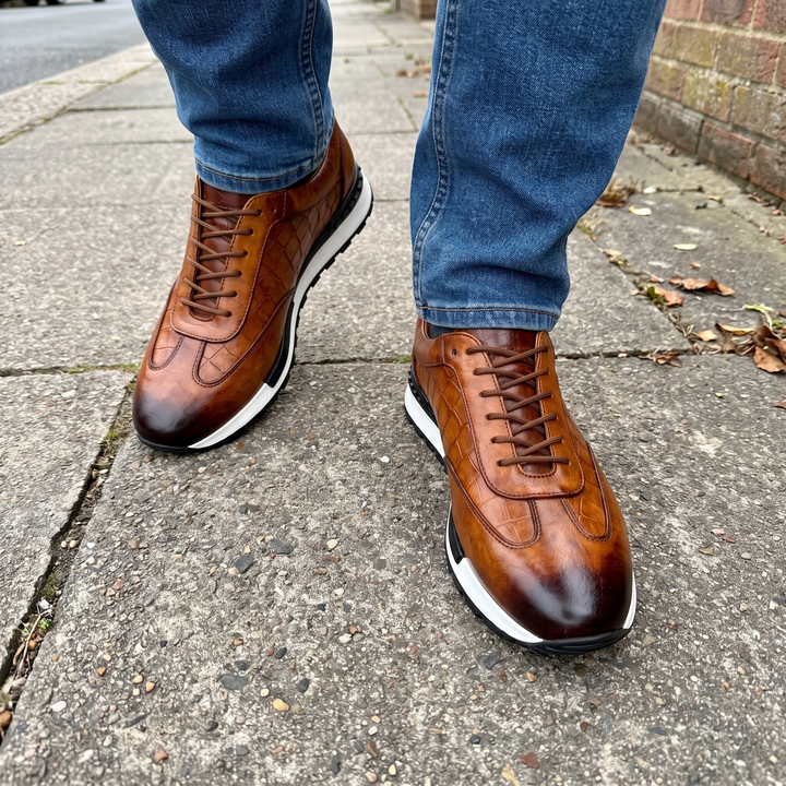 Lorenzo | Leather Trainers