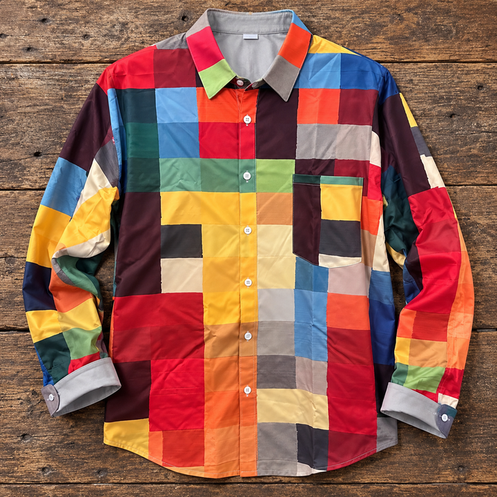 Russel | Patchwork Statement Shirt