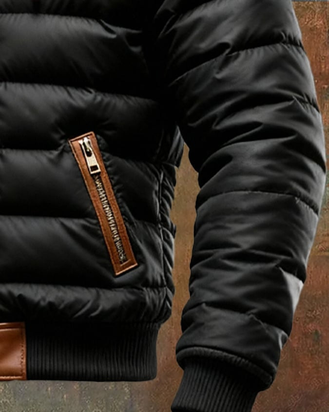 William | Elegant Sherpa Quilted Jacket for Men