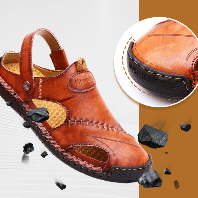 Sam | Soft Leather Breathable Outdoor Sandals