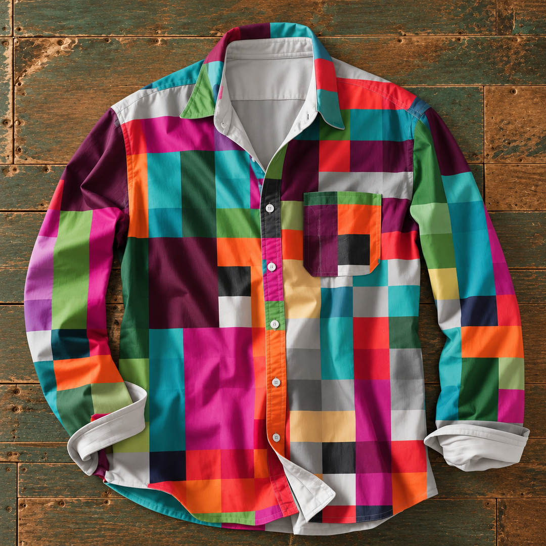 Russel | Patchwork Statement Shirt