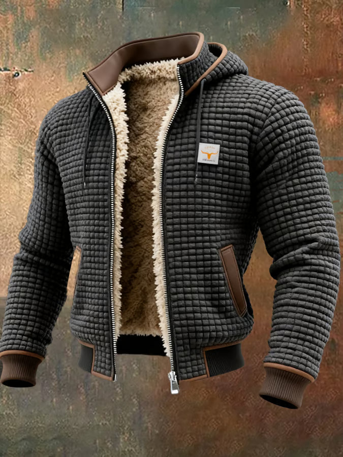 Meyer | Retro Outdoor Jacket with Checkered Pattern