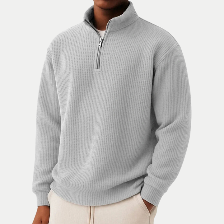 Shachar | Casual Zip-Up Sweater
