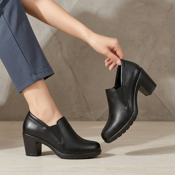 Millie | Block Heel Loafers