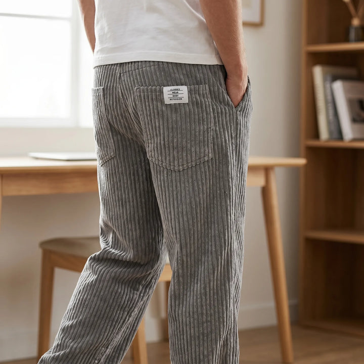 Austin | Men's Corduroy Trousers with Elastic Waist