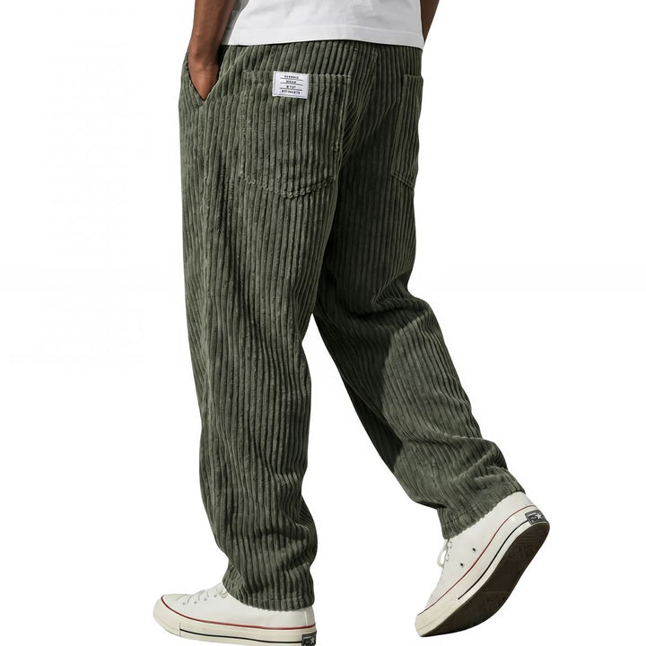 Austin | Men's Corduroy Trousers with Elastic Waist