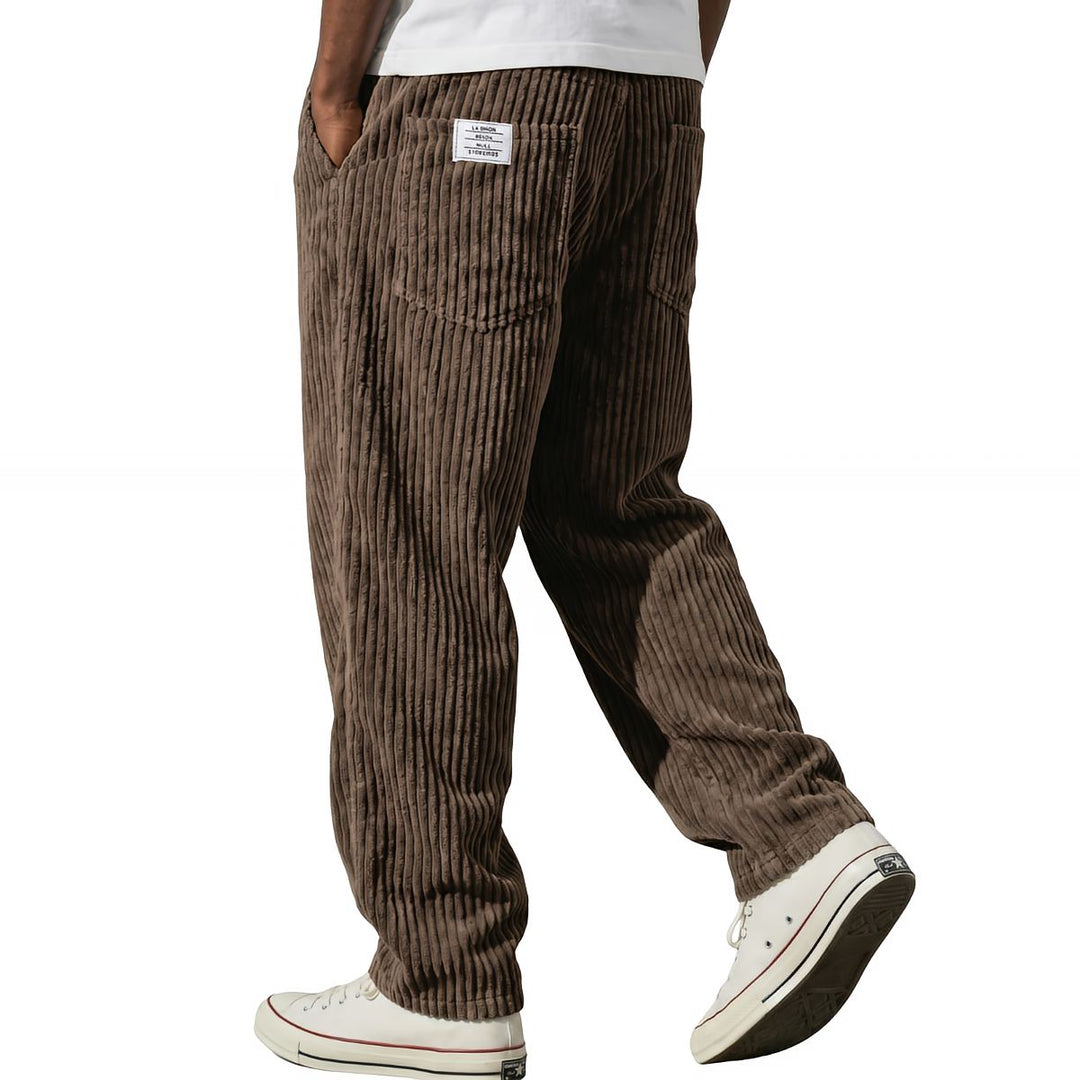 Austin | Men's Corduroy Trousers with Elastic Waist