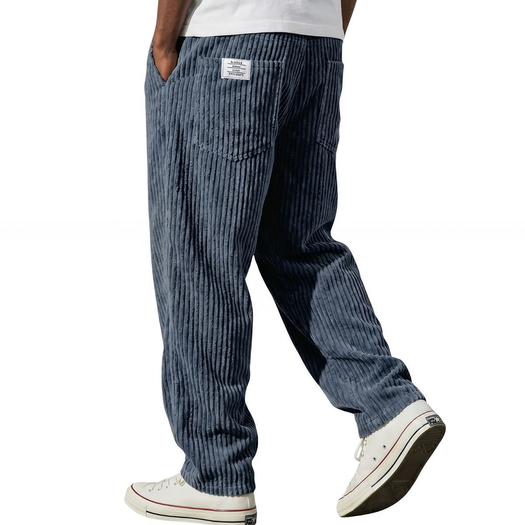 Austin | Men's Corduroy Trousers with Elastic Waist
