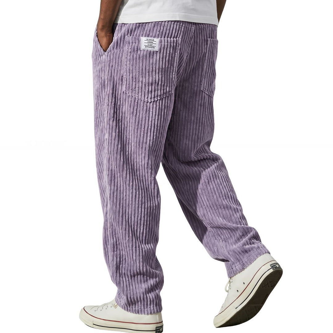 Austin | Men's Corduroy Trousers with Elastic Waist
