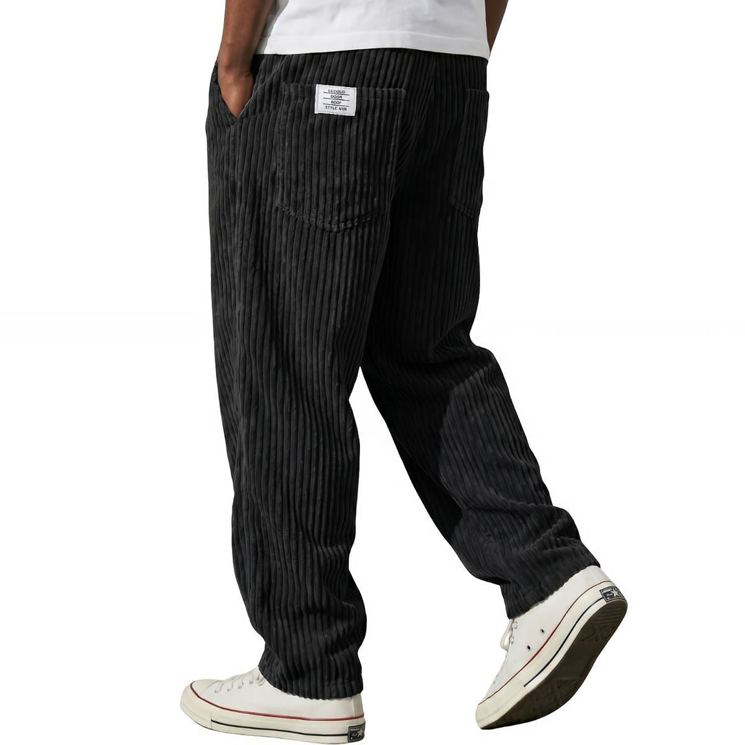 Austin | Men's Corduroy Trousers with Elastic Waist