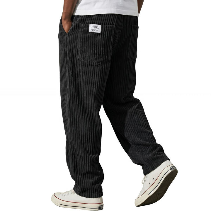 Austin | Men's Corduroy Trousers with Elastic Waist
