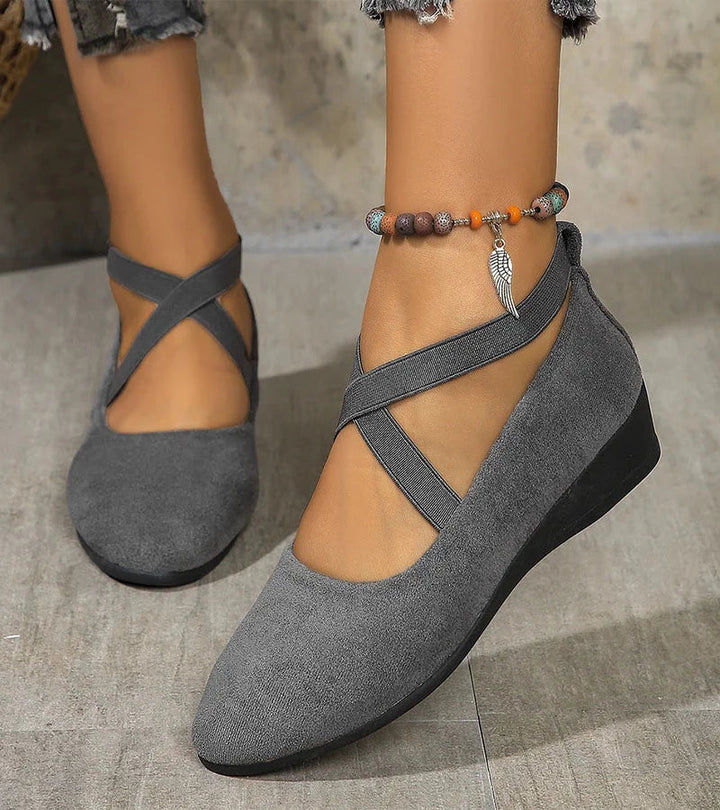 Calerinne | Closed Wedge Ballerina Shoes