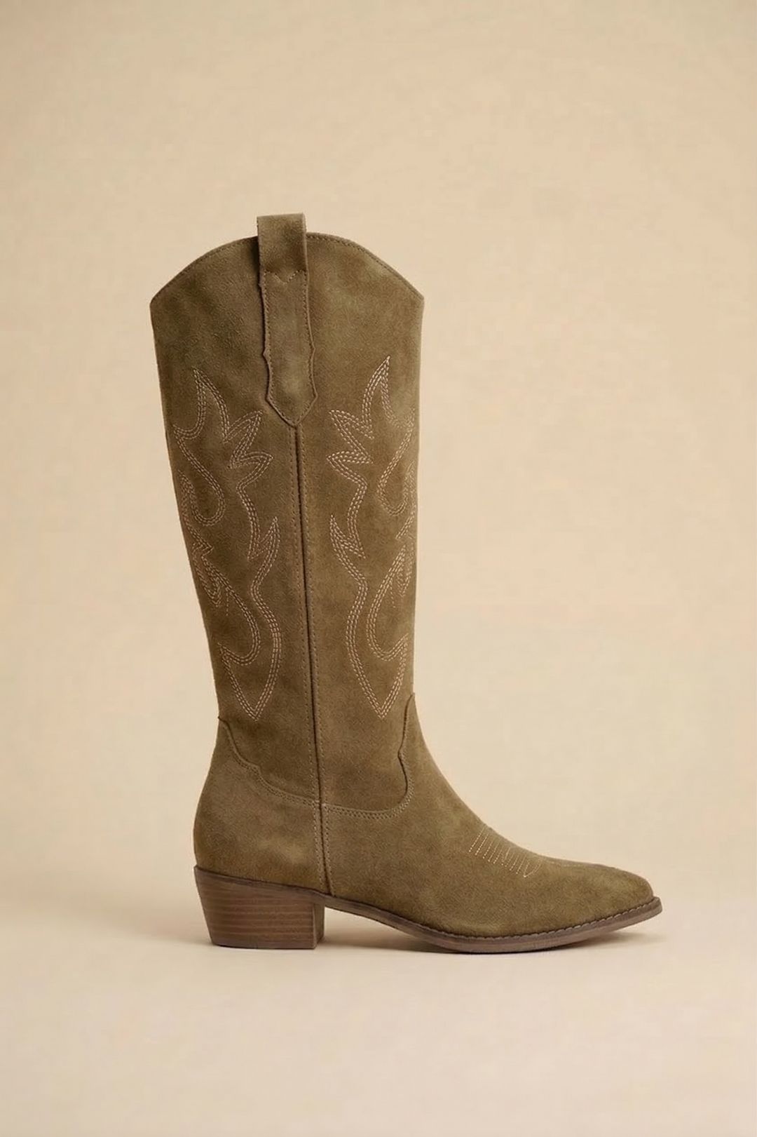 Women’s Knee-High Suede Cowboy Boots