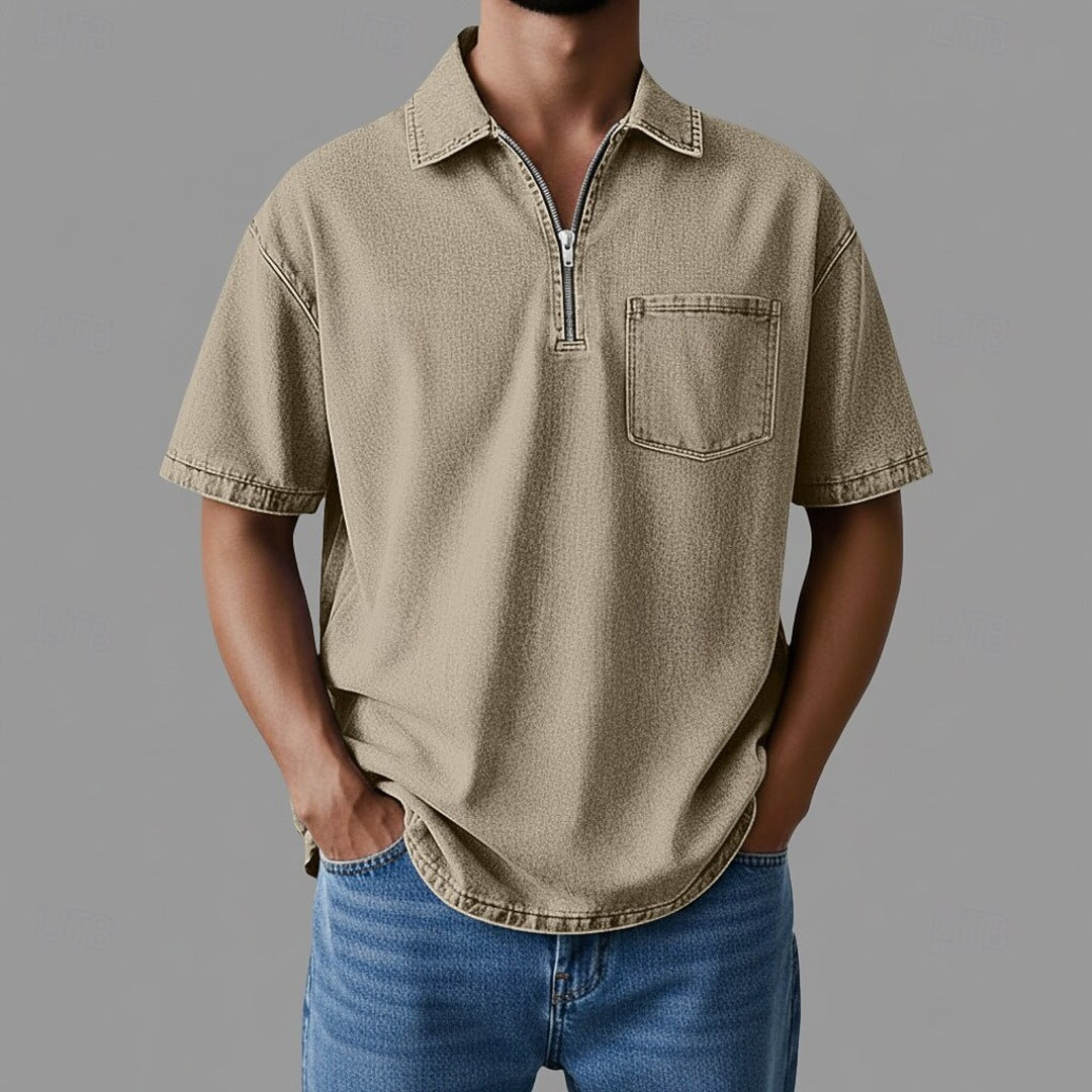 Denton | Zip Denim Shirt