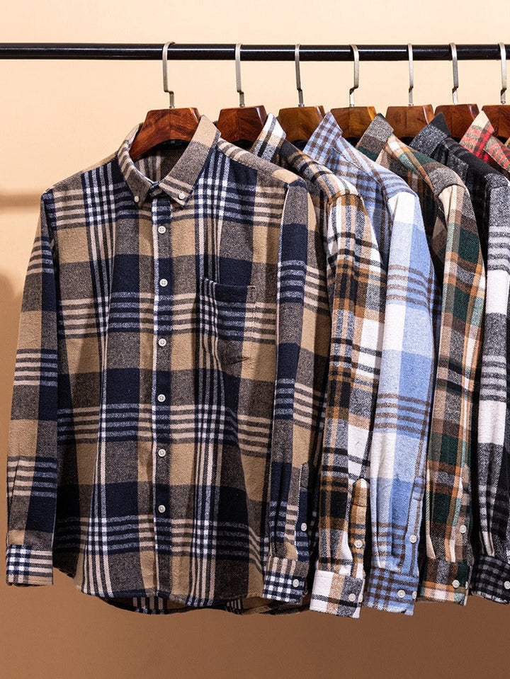 Malcolm | Checked cotton shirt