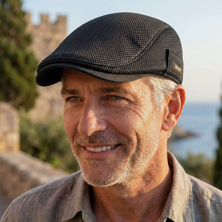 MeshCap | Premium Breathable Flat Cap