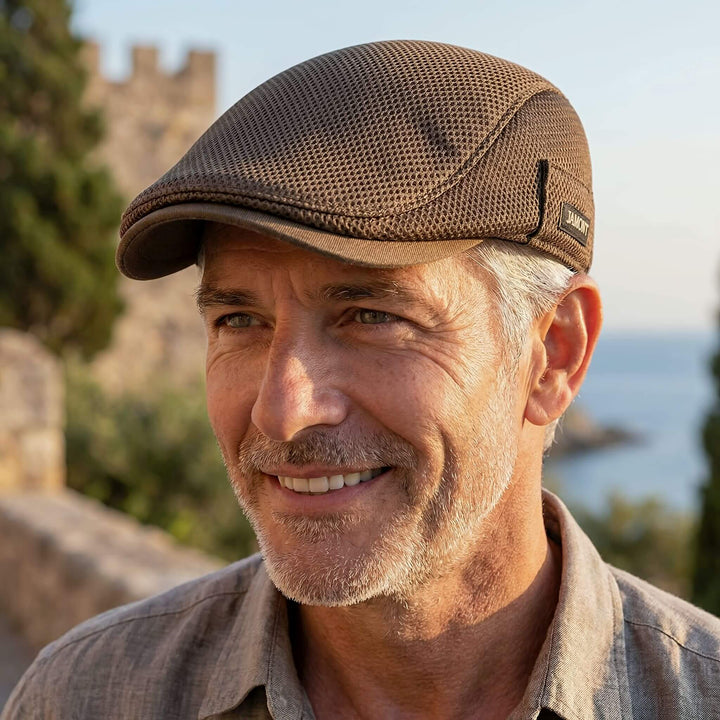 MeshCap | Premium Breathable Flat Cap