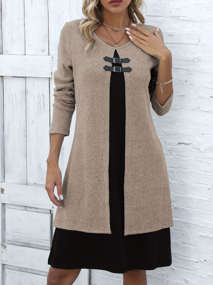 Amelia | A-line dress with layered look