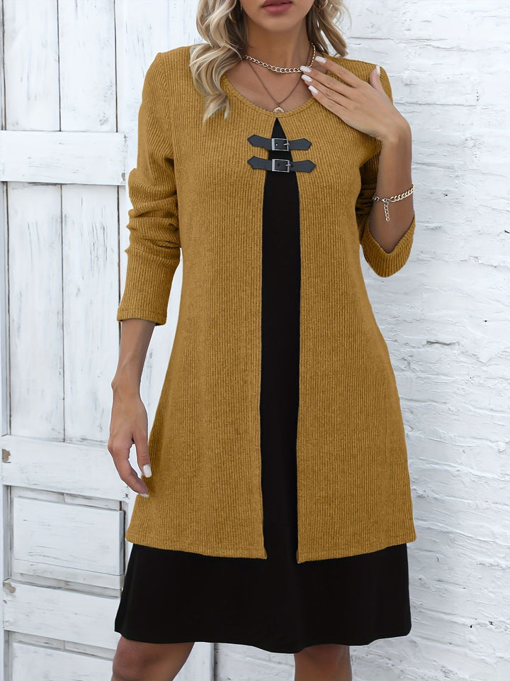Amelia | A-line dress with layered look