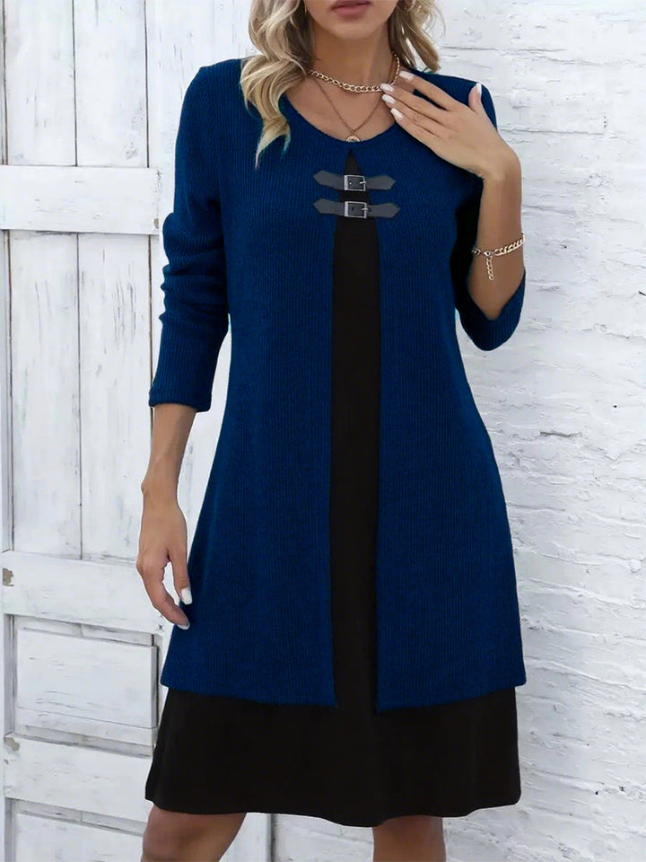 Amelia | A-line dress with layered look