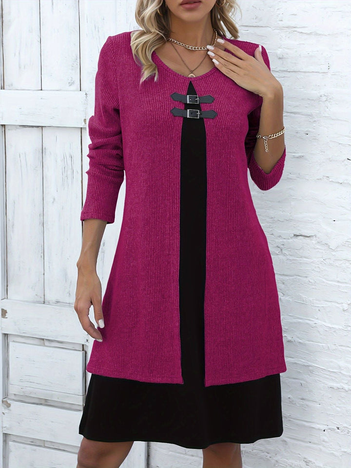 Amelia | A-line dress with layered look