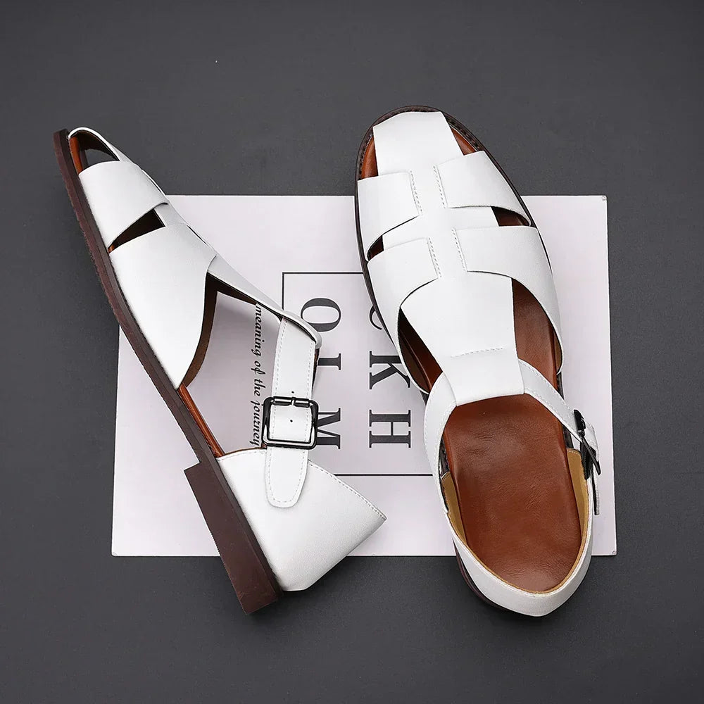 Robert | Premium Leather Men's Sandals