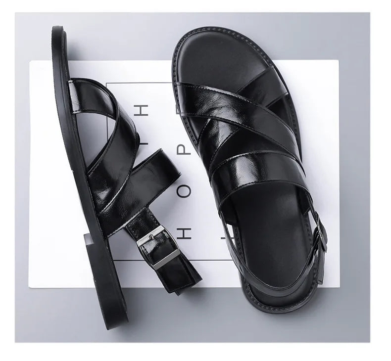 Richard | Premium Leather Men's Sandals