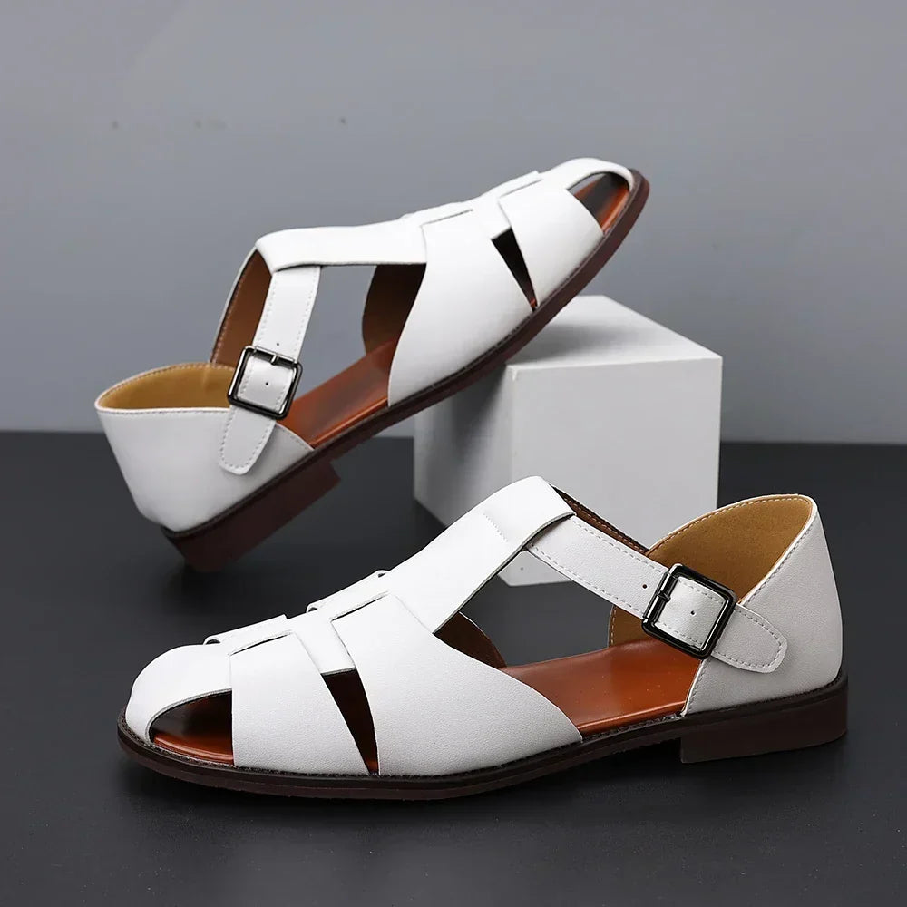 Robert | Premium Leather Men's Sandals