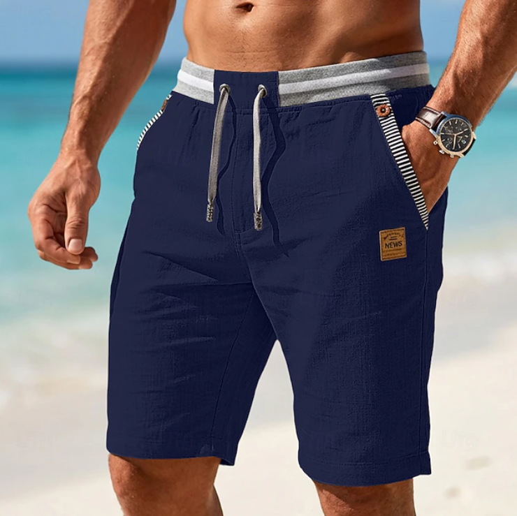 Tatum  | Men's Lightweight Linen Summer Shorts